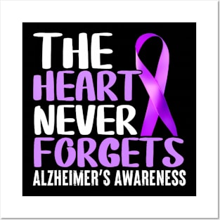 The Heart Never Forgets Alzheimer´s Awareness Posters and Art